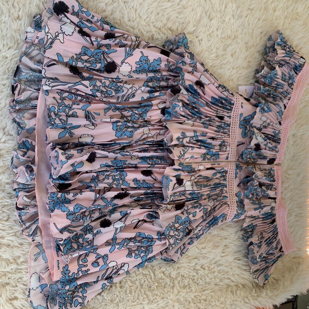 ❌SOLD❌Self Portrait Printed Ruffle One Shoulder - Picture 10 of 10